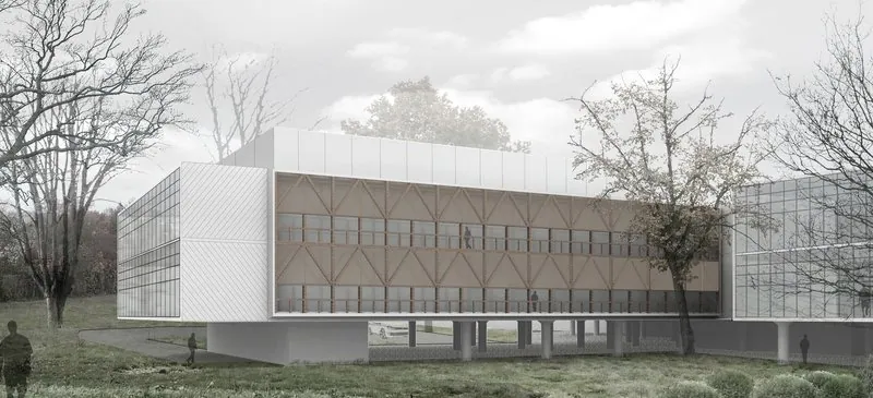 Wettbewerb Neubau Wissenschaftszentrum Nachhaltige Chemie Straubing, Rafael Moneo - Henne Architektur